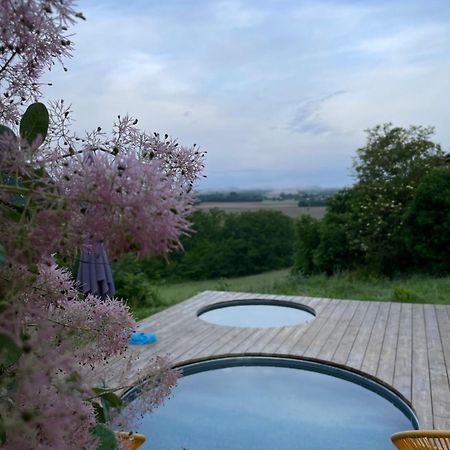 Tente bivouac&Spa privé avec poêle à bois Idrac-Respailles Esterno foto