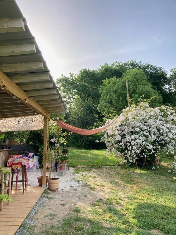 Tente bivouac&Spa privé avec poêle à bois Idrac-Respailles Esterno foto