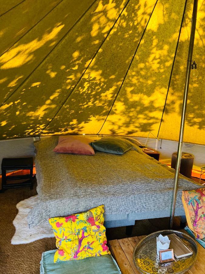 Tente bivouac&Spa privé avec poêle à bois Idrac-Respailles Esterno foto