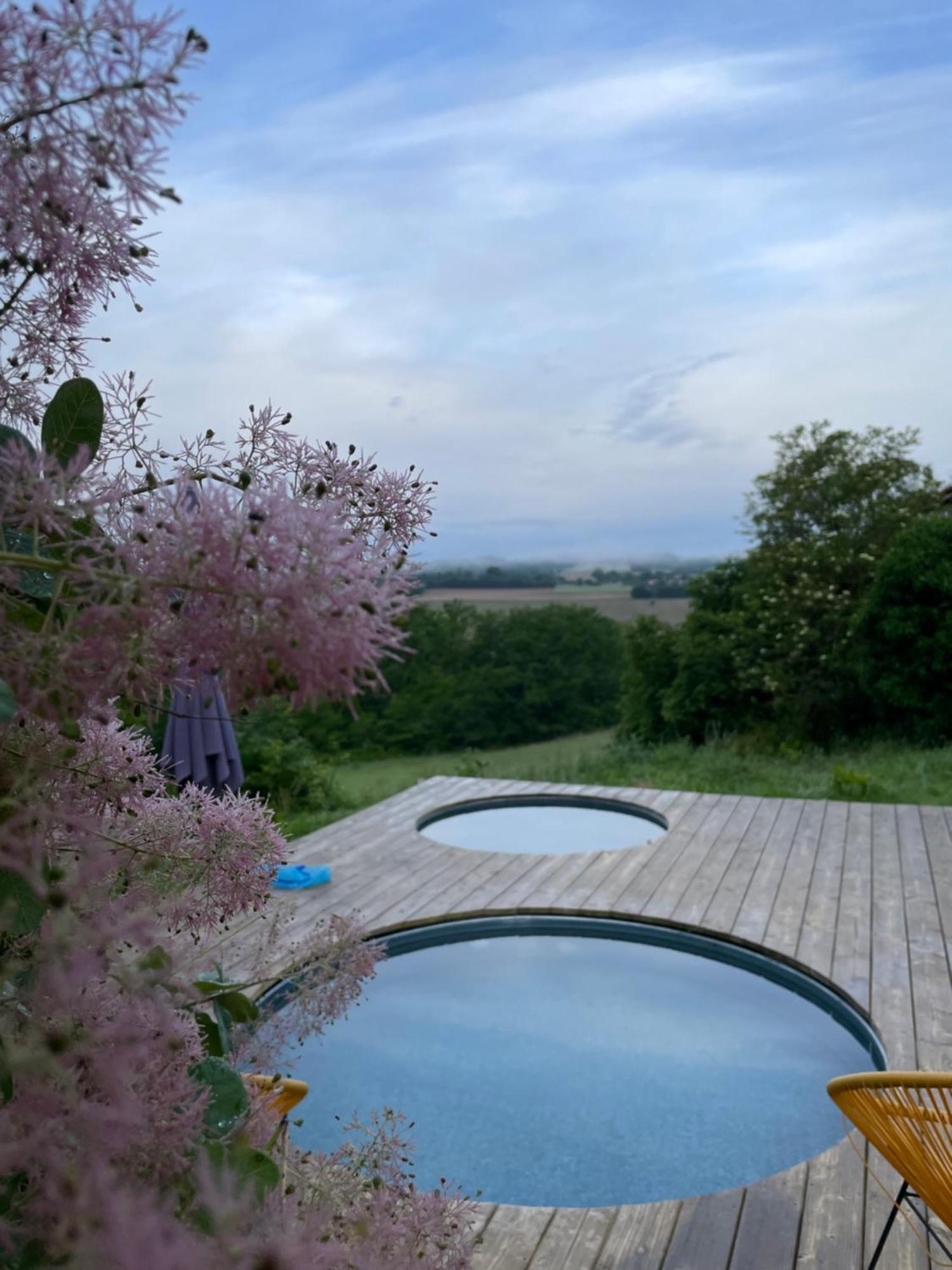Tente bivouac&Spa privé avec poêle à bois Idrac-Respailles Esterno foto